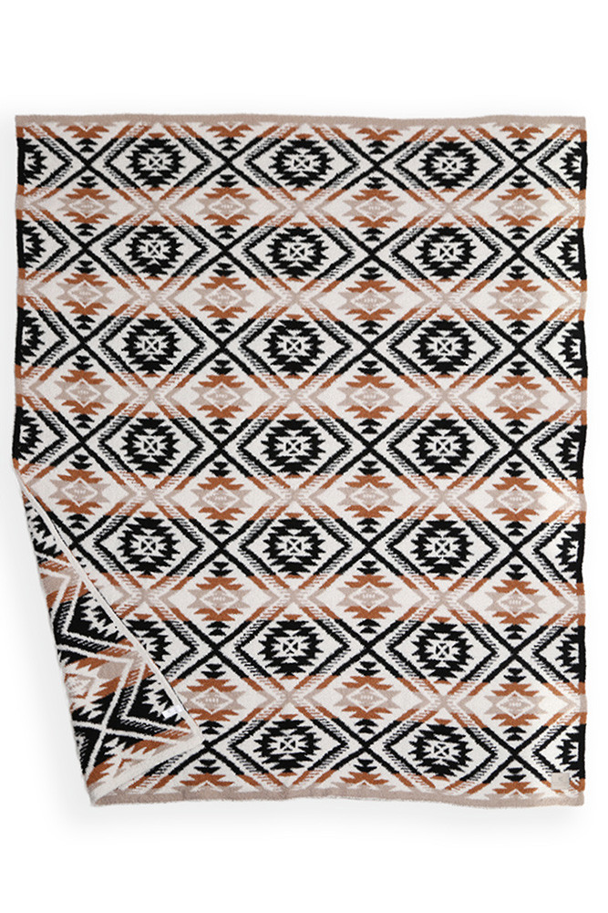 Tribal Pattern Reversible Throw Winter Blanket for Couch and Bed — blanket photo 7