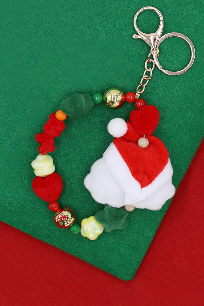 Christmas Charm Holiday Theme Keychain Bag Charm — bag photo 2