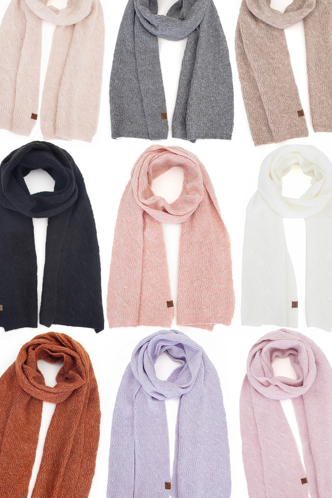 Women's Chain Link Knitted Scarf by BURACQ