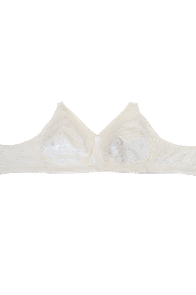 Women's Full Size Three Hook No Wire Bra in Light Beige