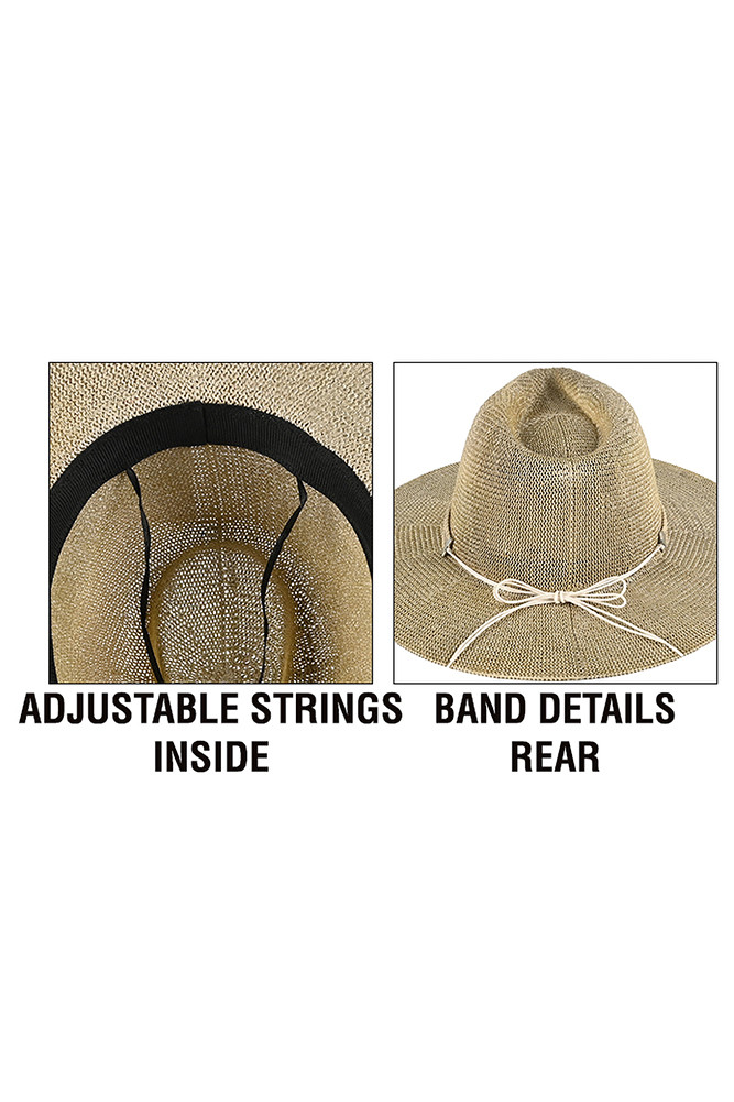 Women's Hard Shaped Panama Hat — Panama hat photo 3