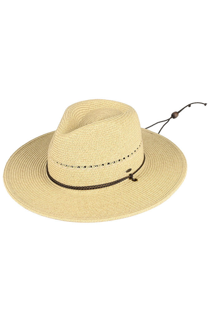 Women's Safari Straw Sun Hat in Natural