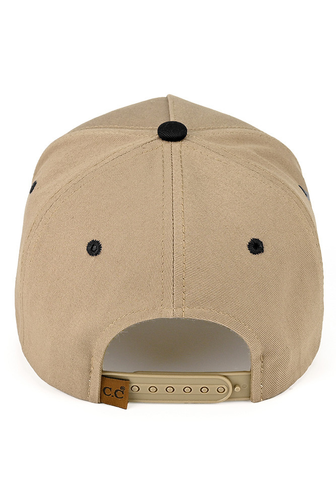 Women's Two-Tone Cotton Plain Trucker Cap in Black