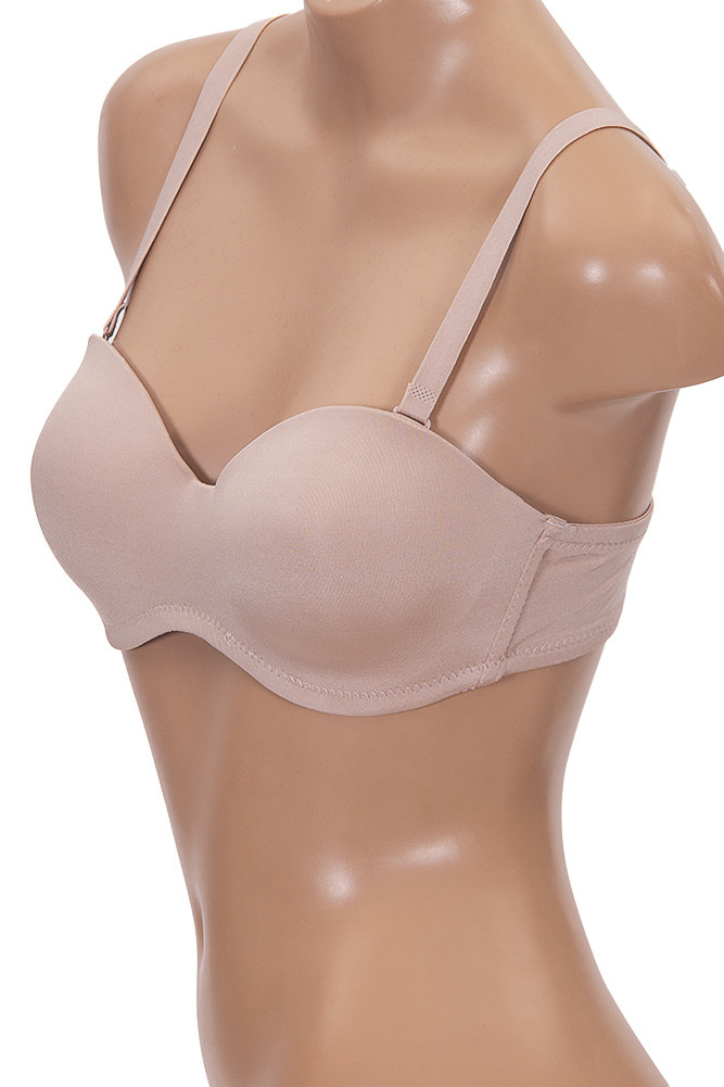 Women's No Wire Microfiber Solid Full Cup Bra — bra photo 4