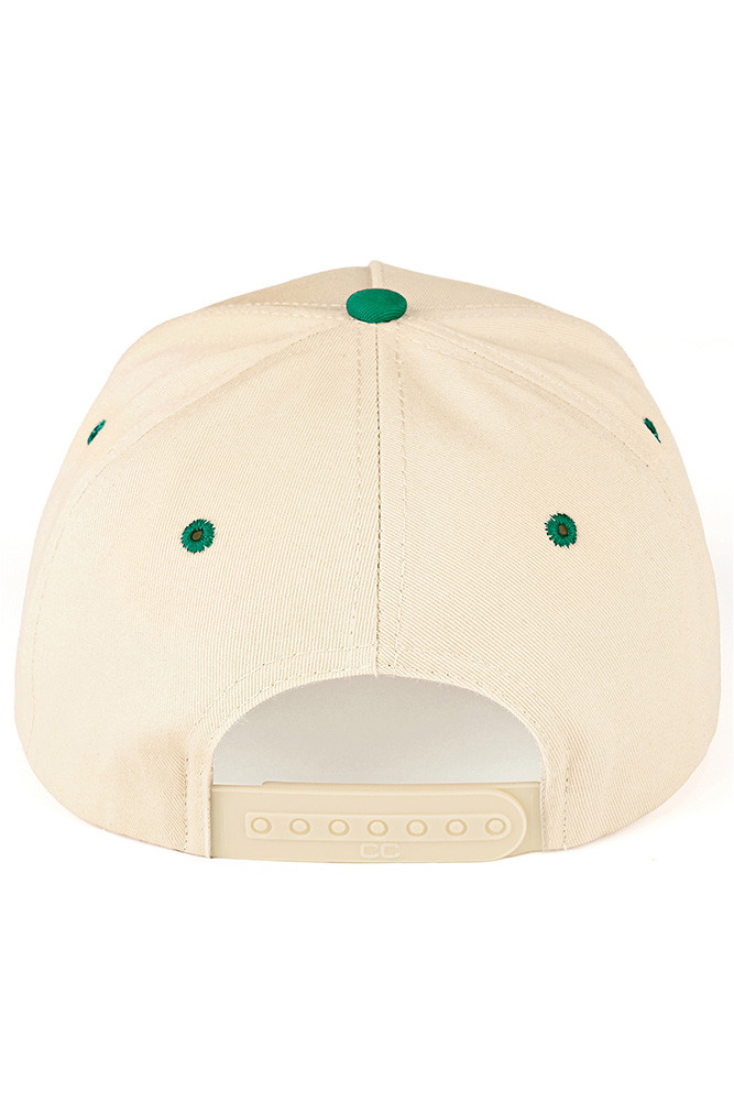 Women's Golfgrl Letter Embroidered on Two-Tone Trucker Hat in Green