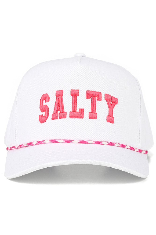Women's Salty Letter with Color Rope Trucker Hat by BURACQ
