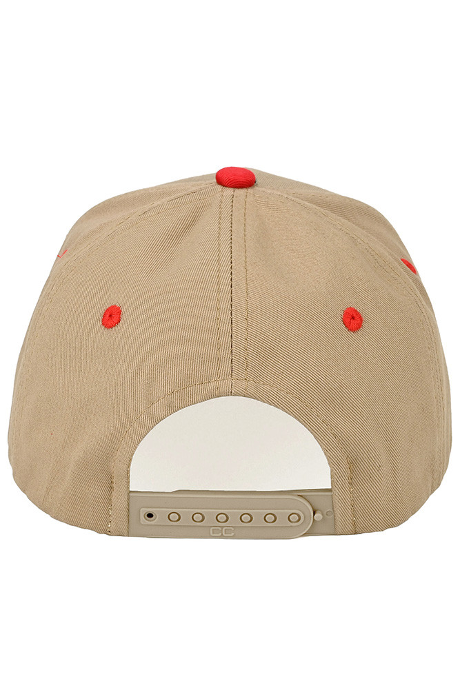 Women's Smoke Show Letter on Two-Tone Trucker Hat in Red