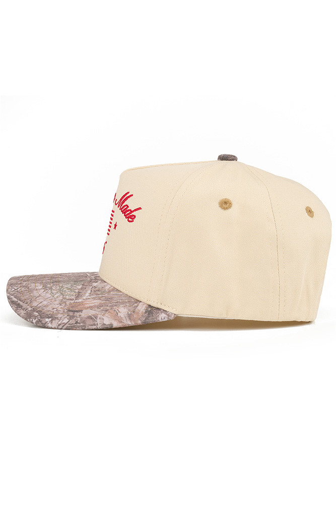 Women's American Made 1776 Letter on Two-Tone Trucker Hat — trucker hat photo 4