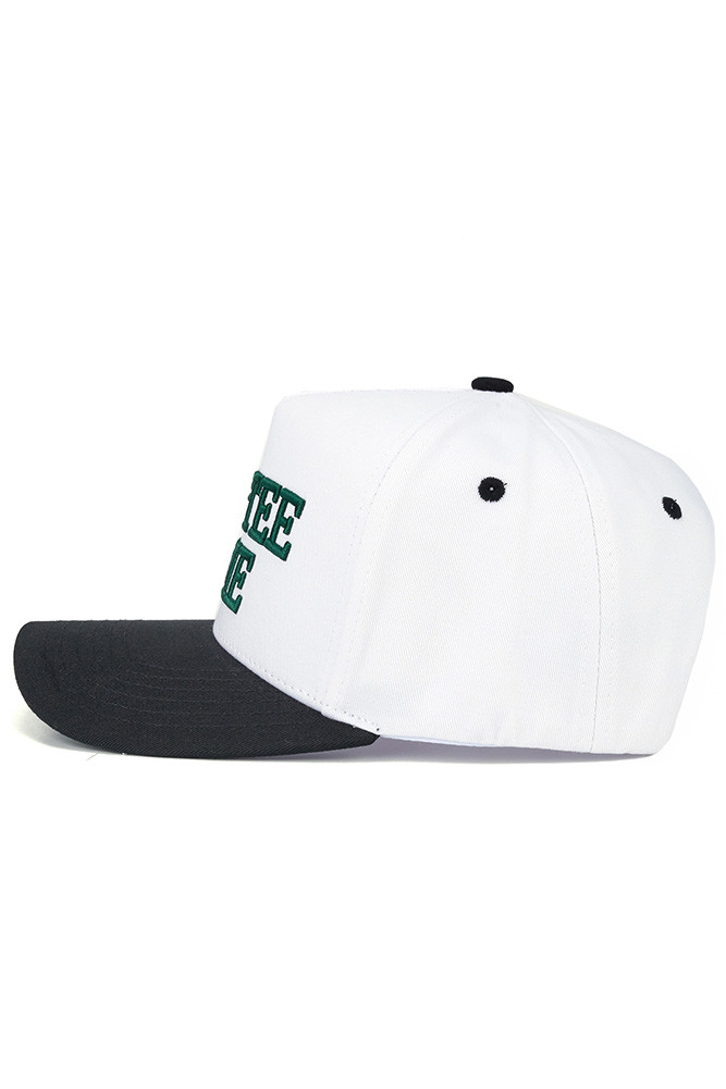 Women's Par-Tee Time Letter Embroidered on Two-Tone Trucker Hat in Black