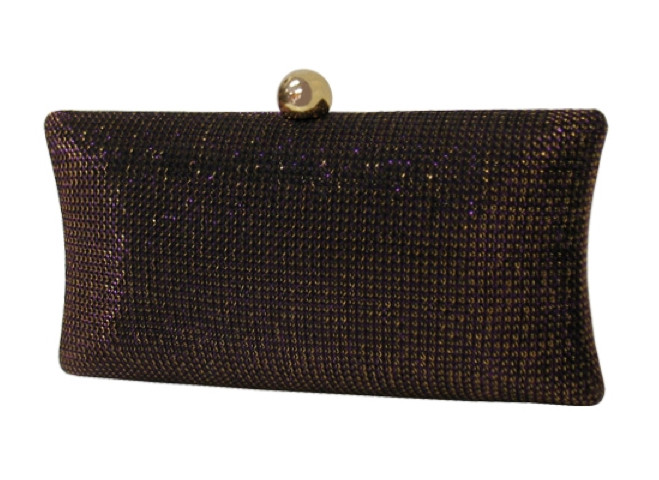 Women's Mesh Hard Case Evening Clutch – Style EHP7097 by BURACQ