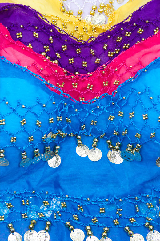 Women's Belly Dance Coin Halter Top – Style C054B — top photo 6
