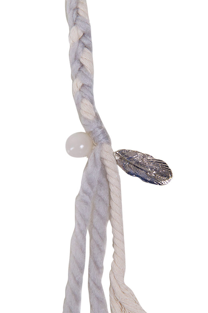 Women's Braided Tassel Tie Headband – Style JTN0047 — headband photo 4