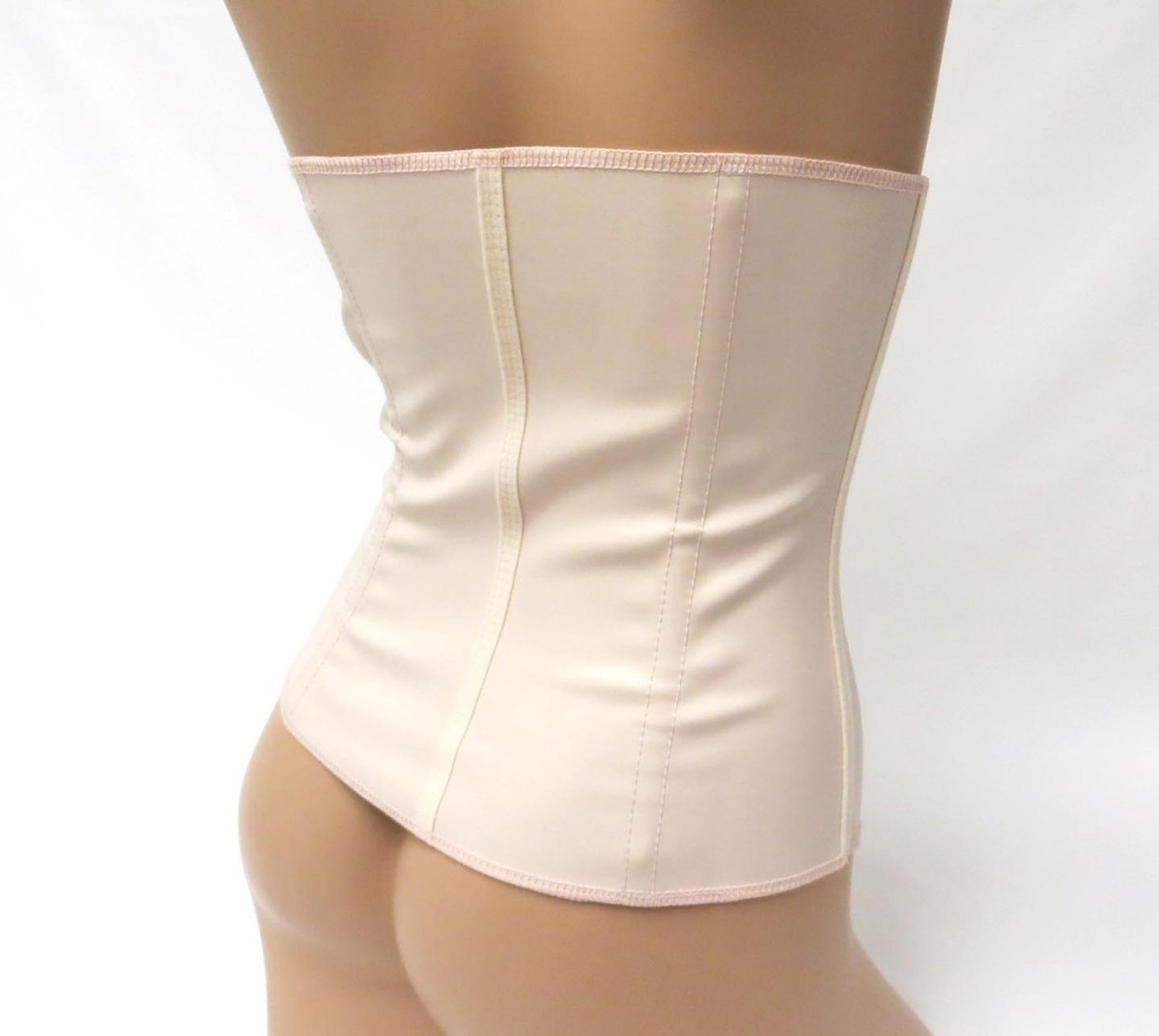 Women's Hook and Eye Waist Trainer Vest – Style ELKA104 — waist cincher photo 3