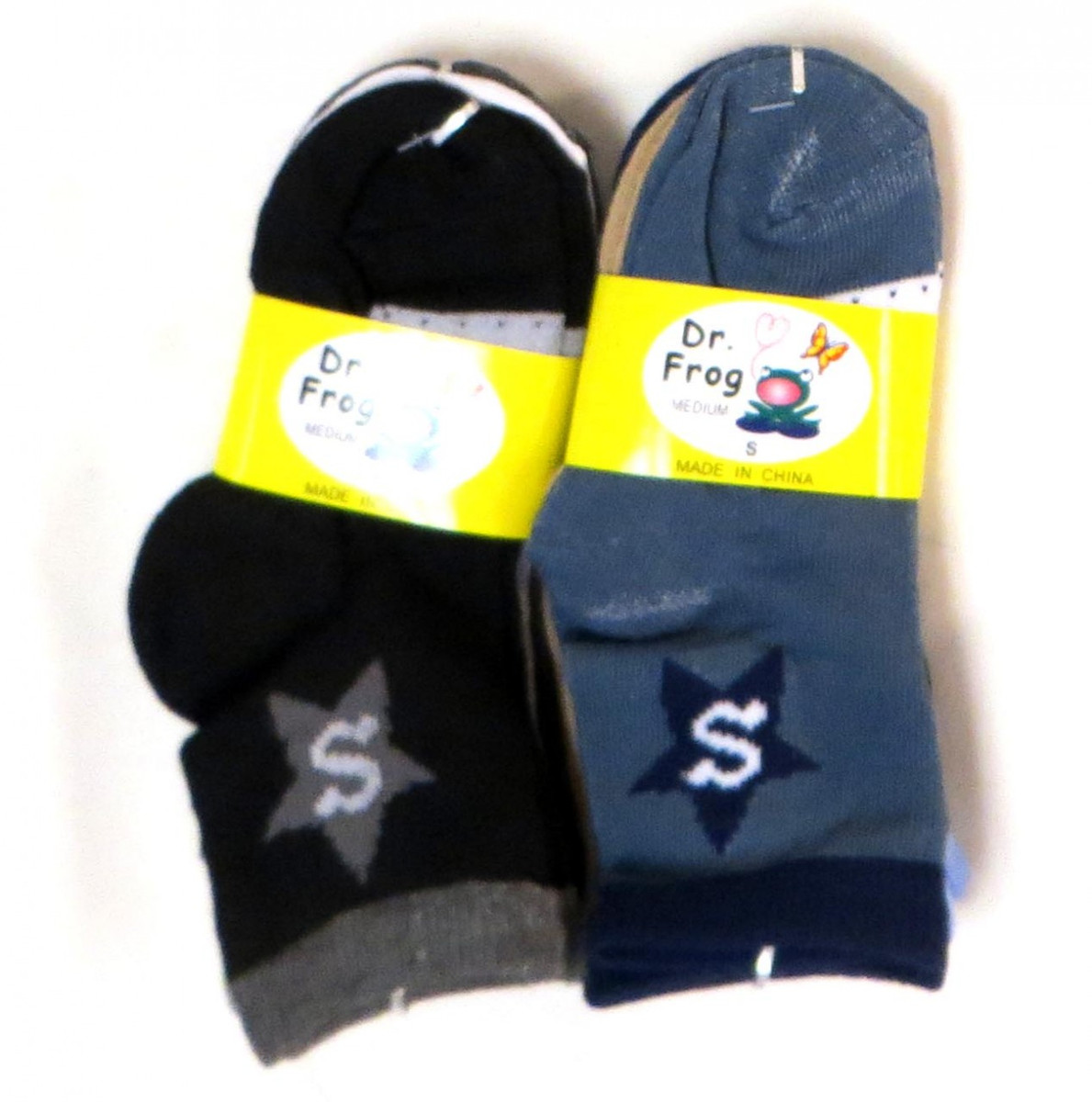 Kids Star Print Crew Socks by BURACQ