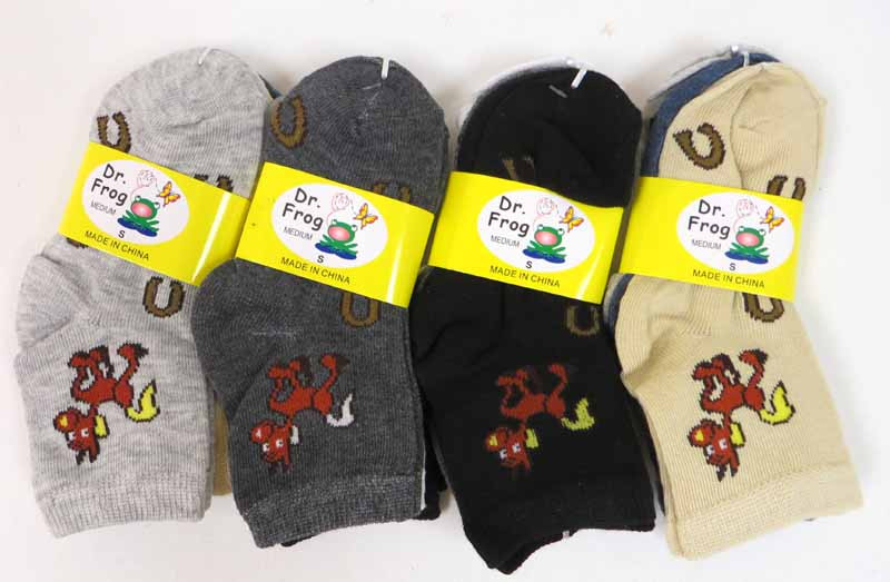 Kids Bear Print Crew Socks – Style UB219 by BURACQ