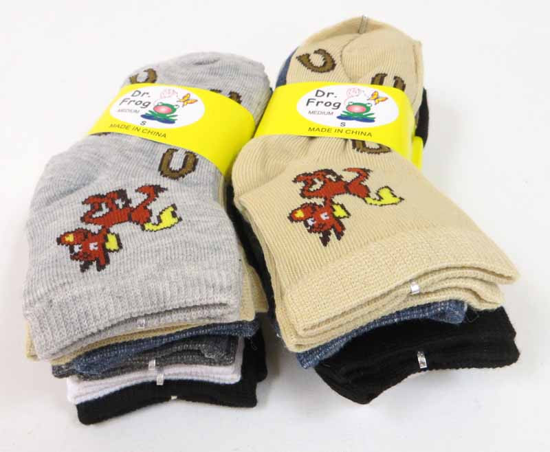 Kids Bear Print Crew Socks – Style UB219 — socks photo 2