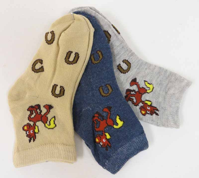 Kids Bear Print Crew Socks – Style UB219 — socks photo 3