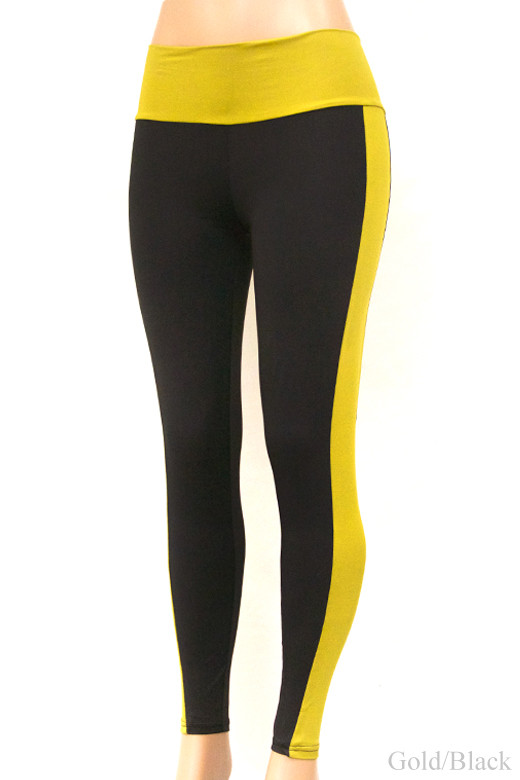 Women's Side Stripe Leggings – Style NL0001 by BURACQ