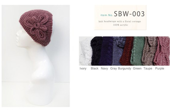 Women's Crochet Flower Knit Ear Warmer Headband — earmuffs photo 4