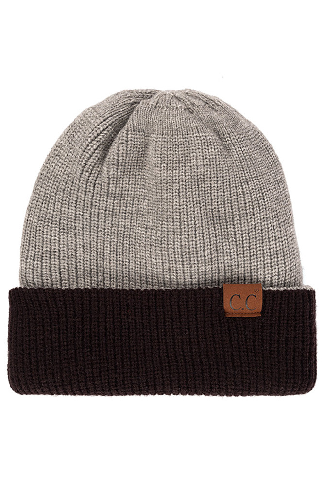 Women's Reversible Slouchy Cuff Beanie — beanie photo 8