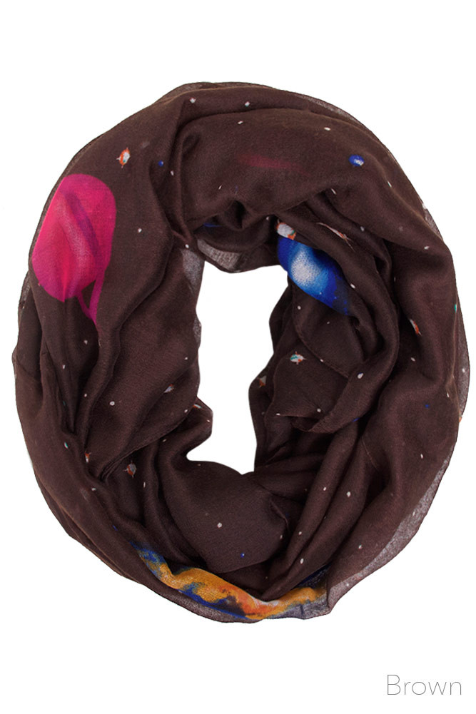 Women's Polka Dot Infinity Scarf – Style 635E — infinity scarf photo 3
