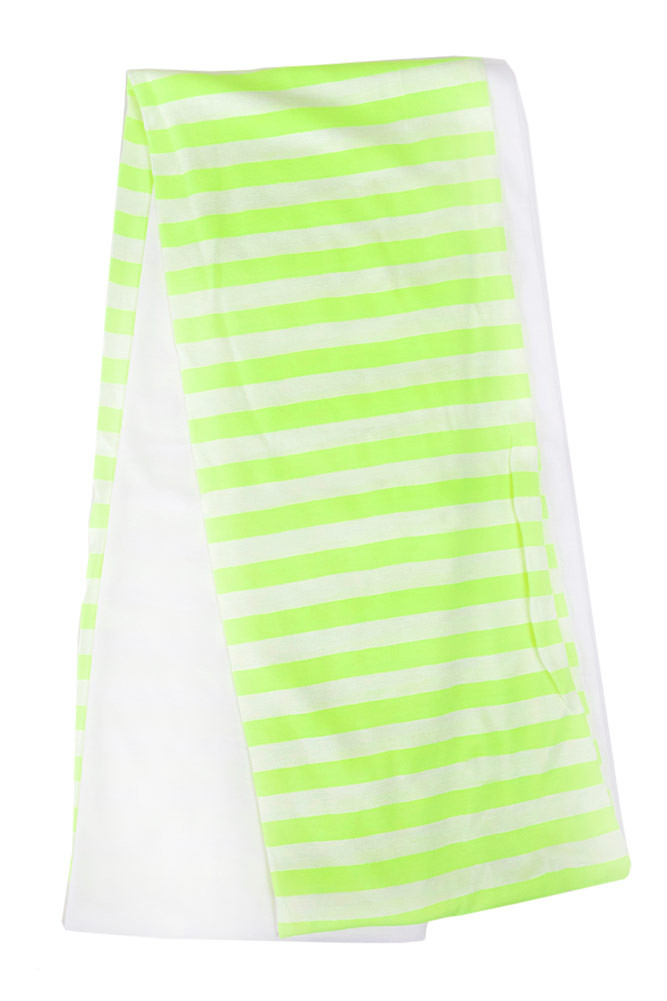 Women's Neon Stripe Infinity Scarf – Neon — infinity scarf photo 2