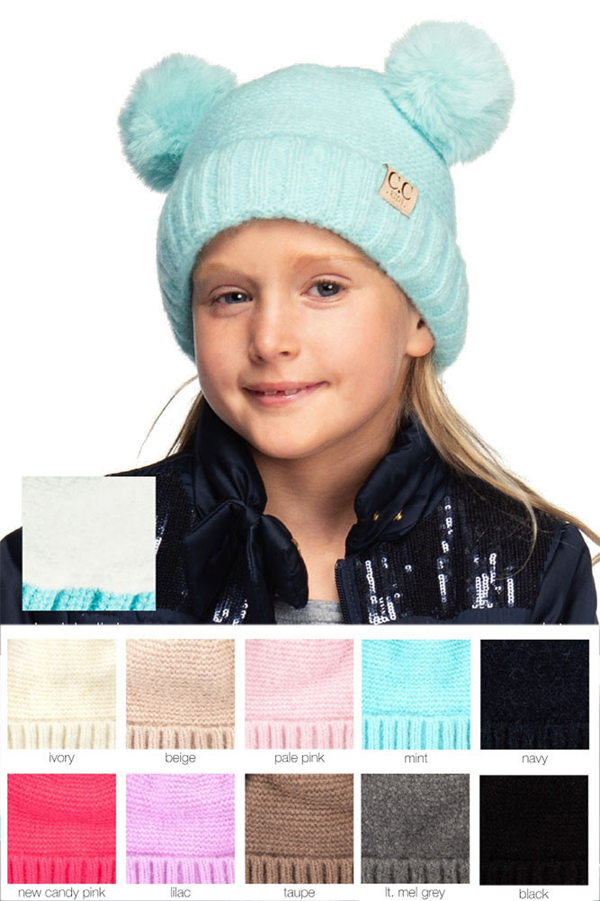 C.C BEANIE-KIDS-27 - HANA WHOLESALE