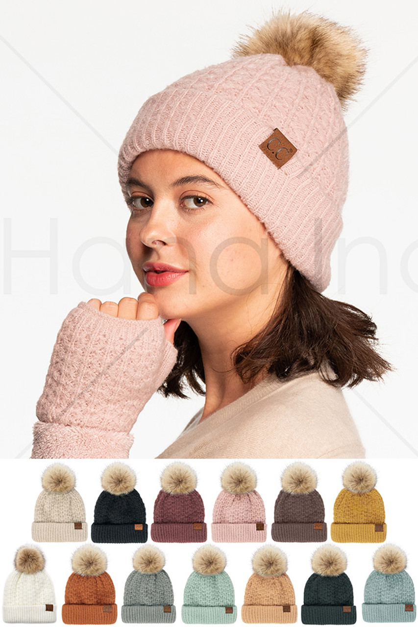 pom pom beanie cc