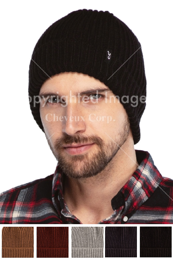 C.C RIBBED BEANIE-HTM-8 - HANA WHOLESALE