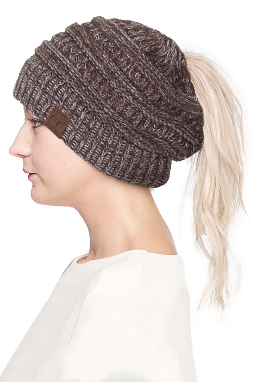 cc messy bun beanie