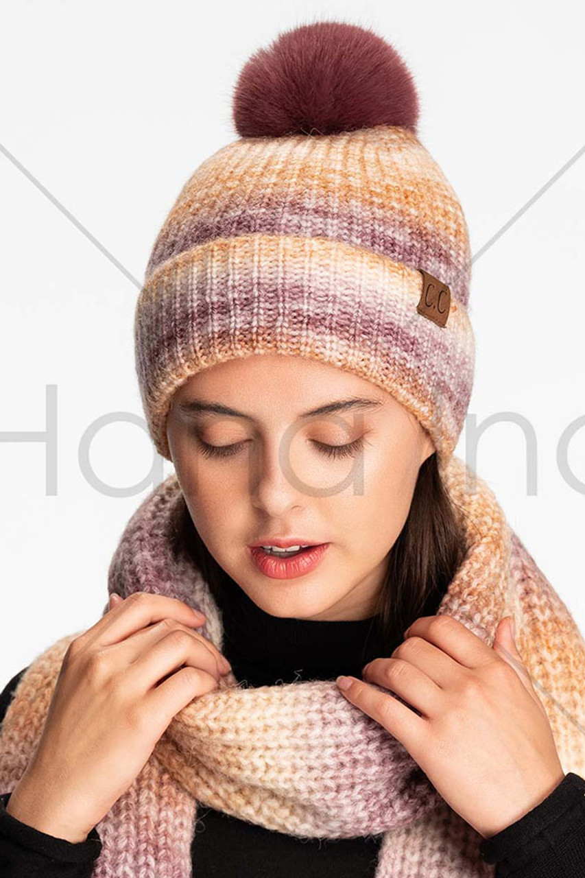 cc ombre beanie