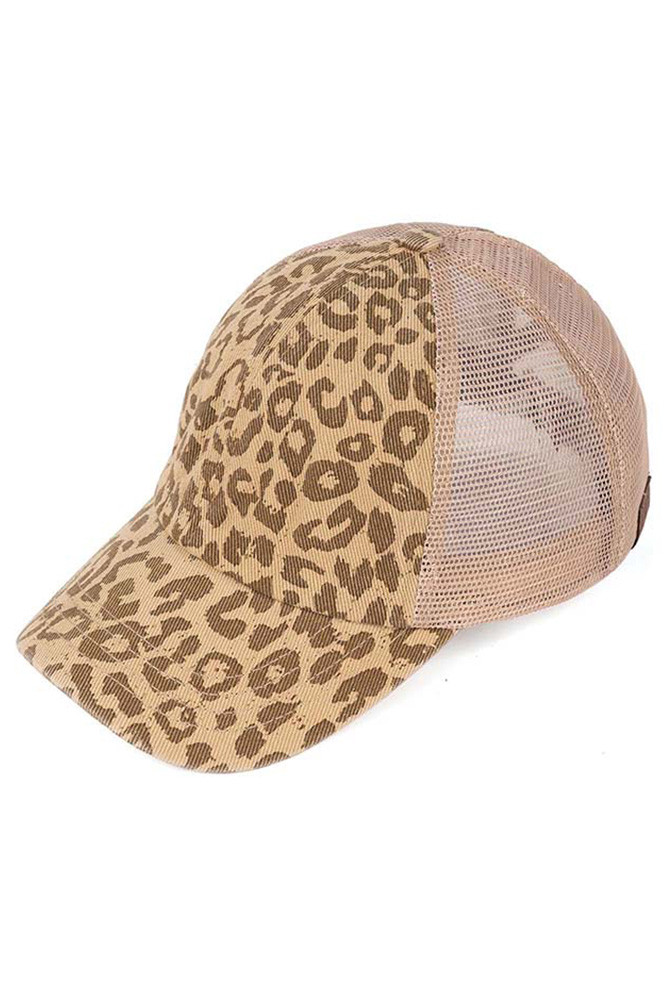 C.C FLOWER EMBROIDERY EYELET CRISS CROSS PONYCAP main image 0