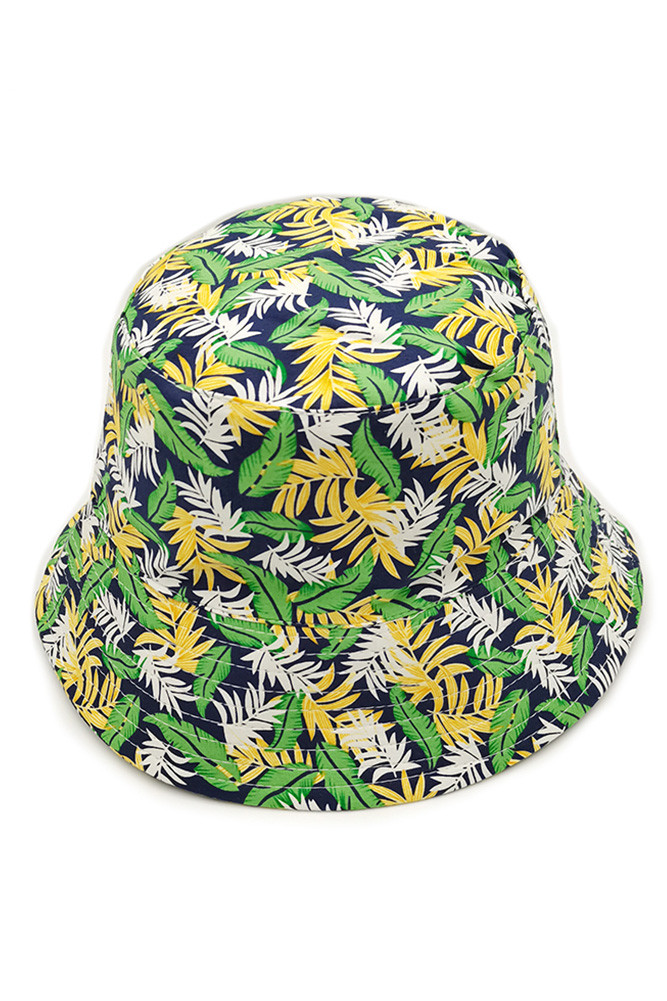 TROPICAL LEAF BUCKET HAT-WHU210100 