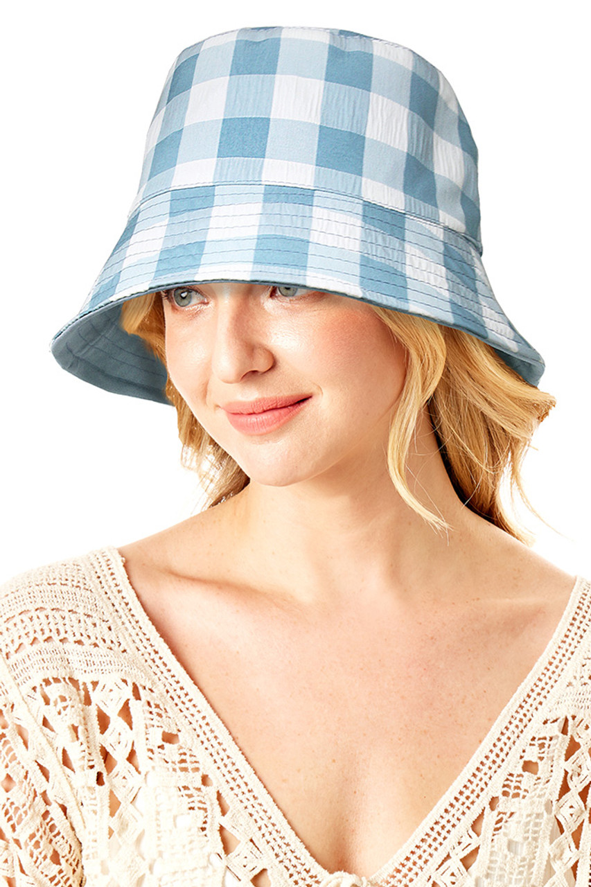 【UMBRO】HBL Reversible Bucket Hat■追跡送料込 PLAID REVERSIBLE WIRED BRIM BUCKET HAT-LOH192 - HANA WHOLESALE