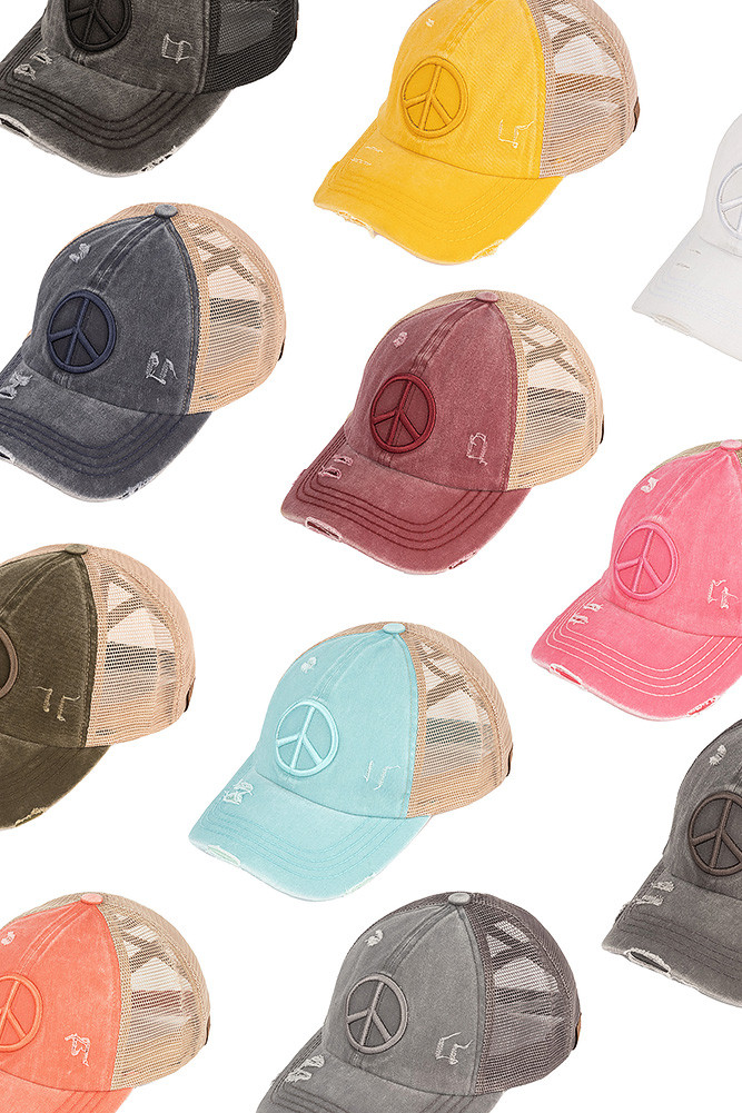 BTSXDM4 ミニオンコラボ　PEACE SIGN TRUCKER HAT Opry x Little Bird Trucking How-Dee Hat - OpryShop