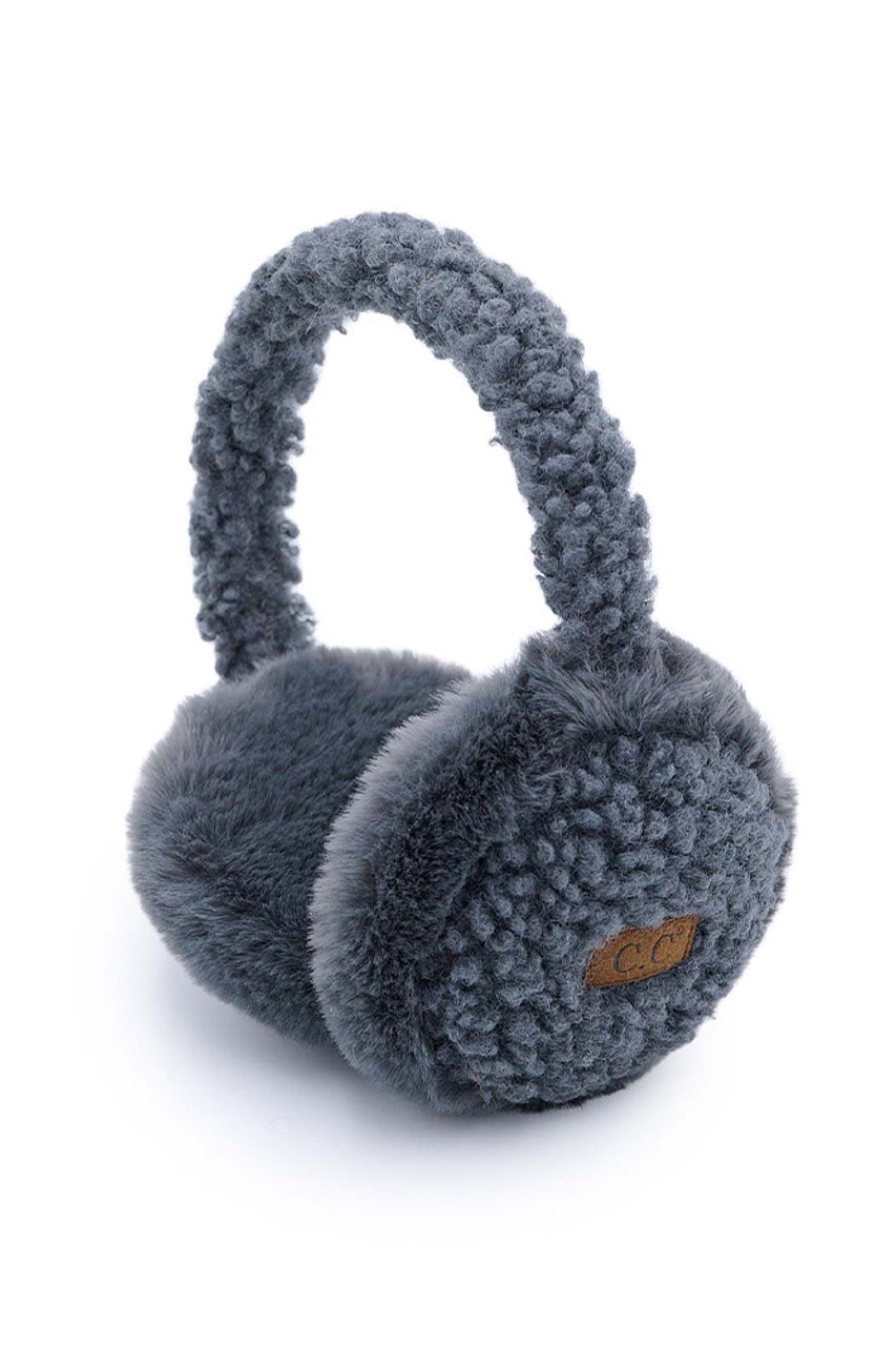 Ear Muffs For Toddlers 1-3 SUPERDRY Cable Knit Faux Fur