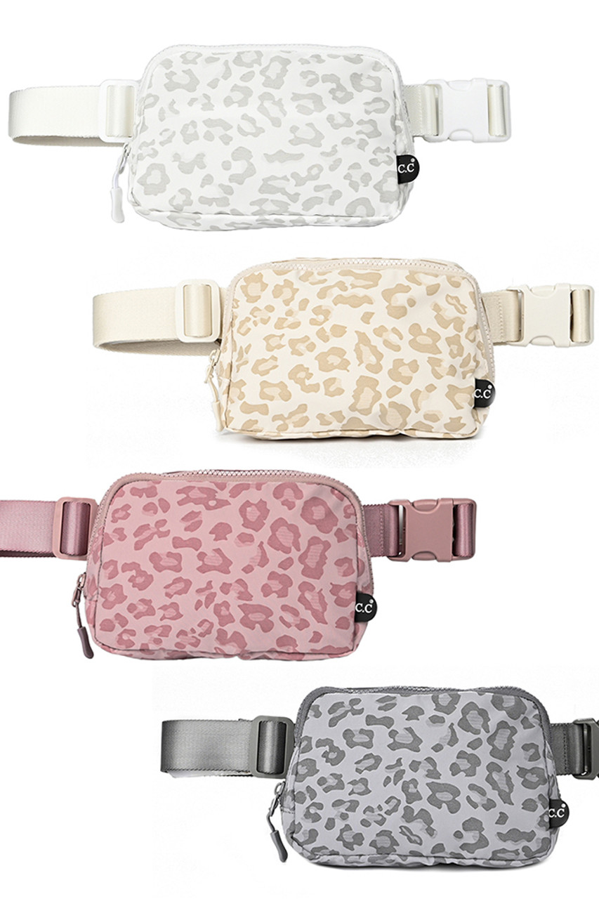Leopard Pattern Chain Waist Bag Leopard Pattern Waist Bag, Geometric  Pattern Fanny Pack, Fashion Zipper Chest Bag