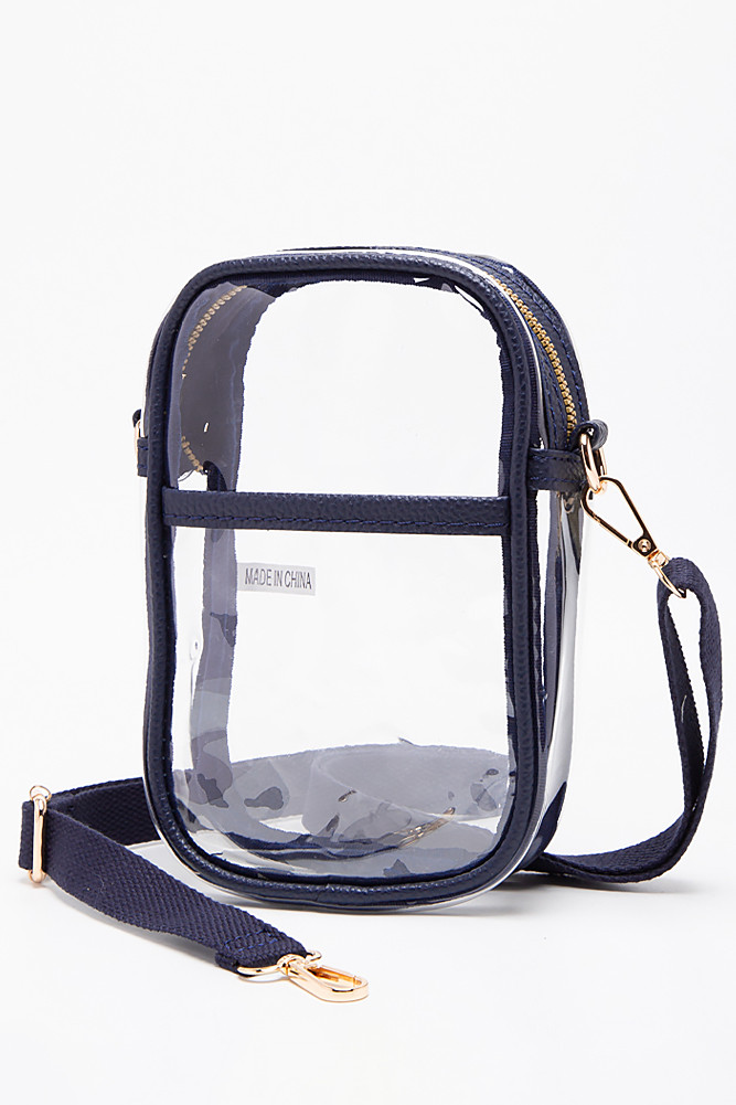 Wrangler Clear Stadium Crossbody Bag - Brown available