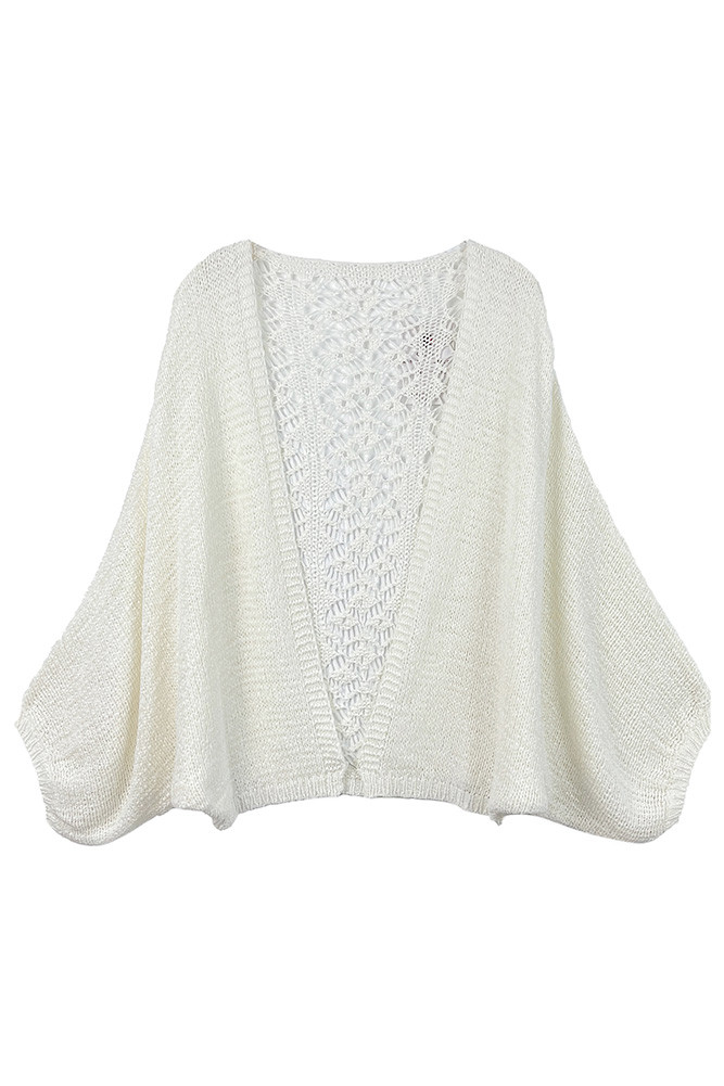 Her lip to Crochet Lace Cardigan 【M】新品 Crochet Lace Cardigan