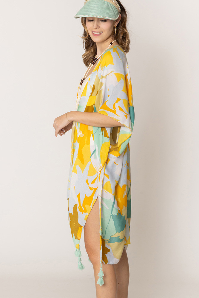 Longline Tassel Kimono main image 0
