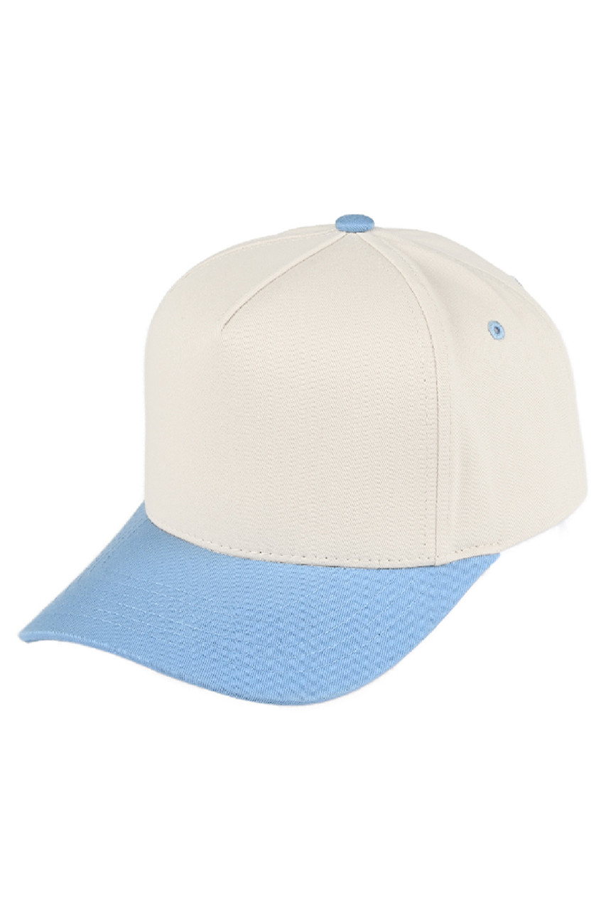 C.C Two Tone Canvas Trucker Hat Baseball Cap-TCM0002 - HANA