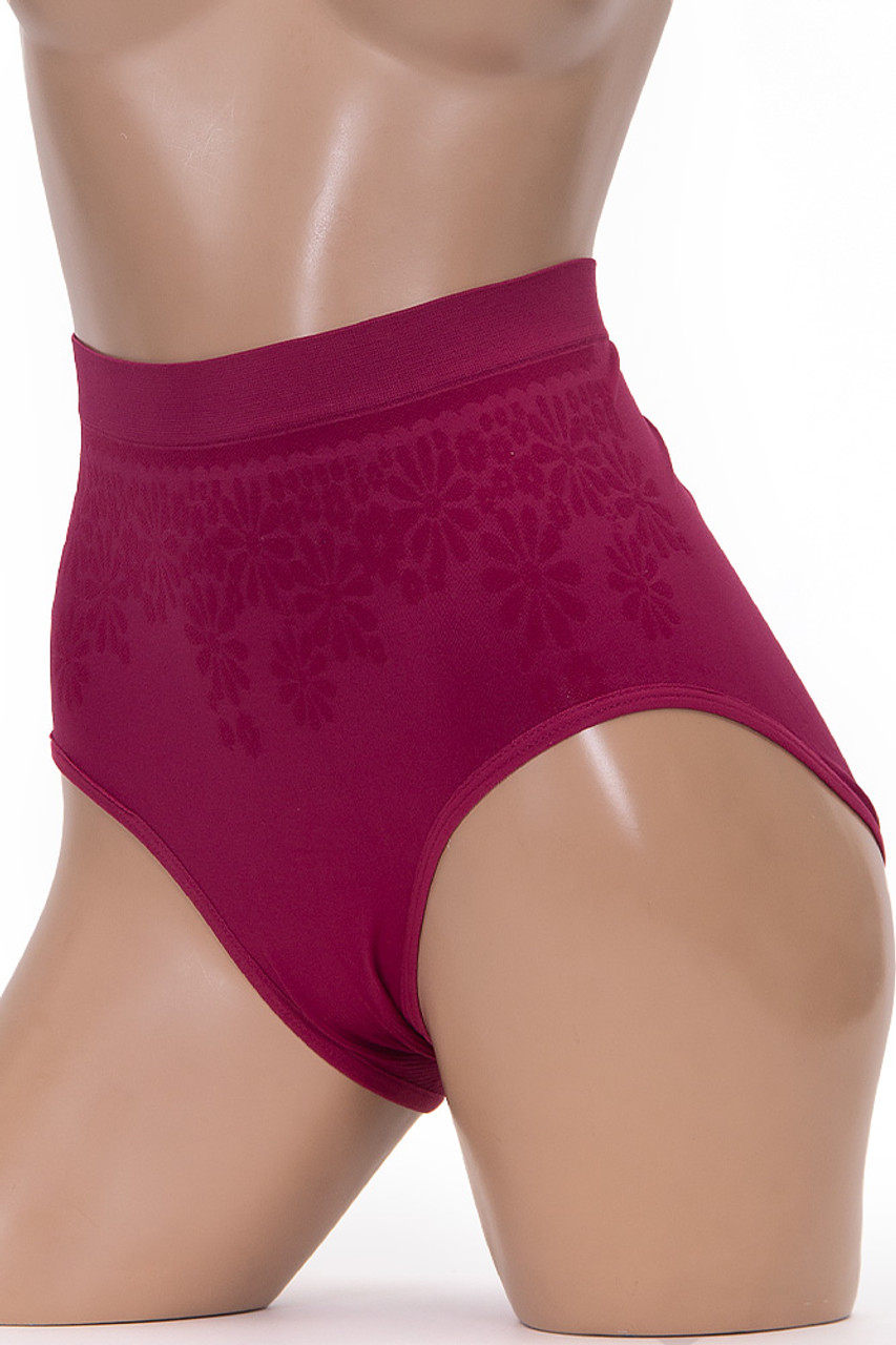 12pcs Flower Pattern Mamas Seamless Briefs Panty-SLBMA8650