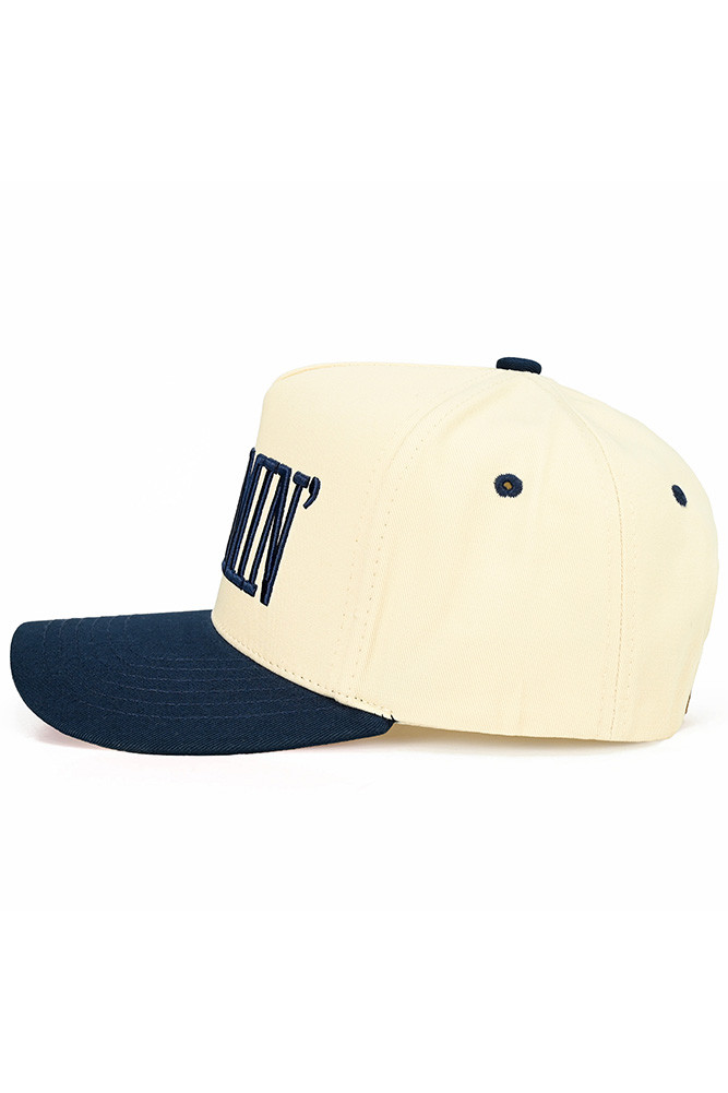 C.C MOMMIN Letter Two Tone Trucker Cap-TCM0073 - HANA WHOLESALE