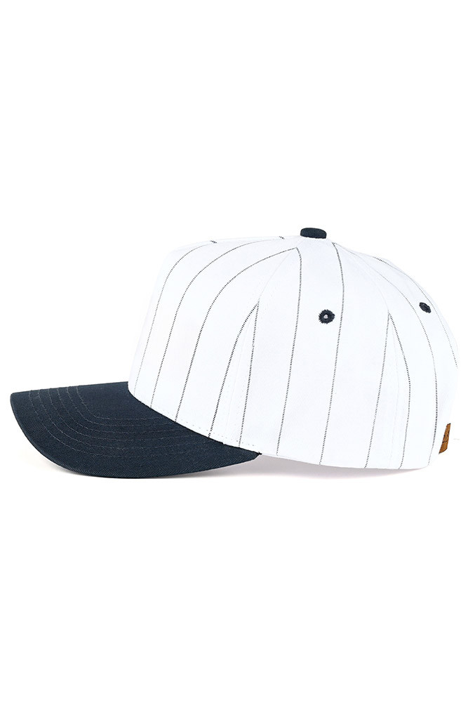 C.C Pinstripe Pain Two Tone Trucker Cap-TCM1002 - HANA WHOLESALE