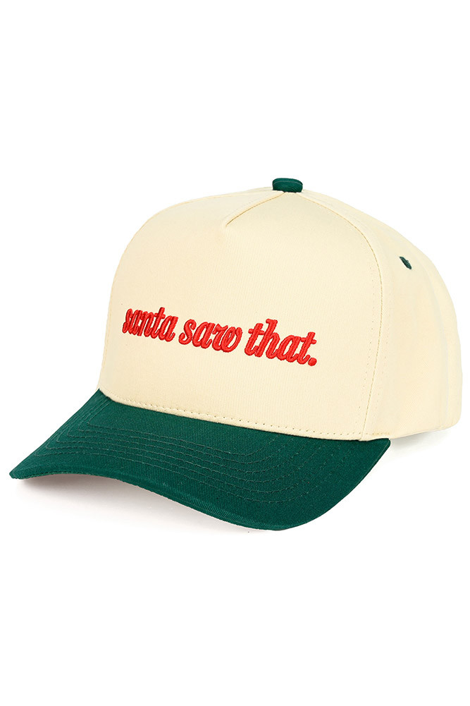 C.C SANTA SAW THAT Letter Trucker Cap-TCM0108 - HANA WHOLESALE display picture 3