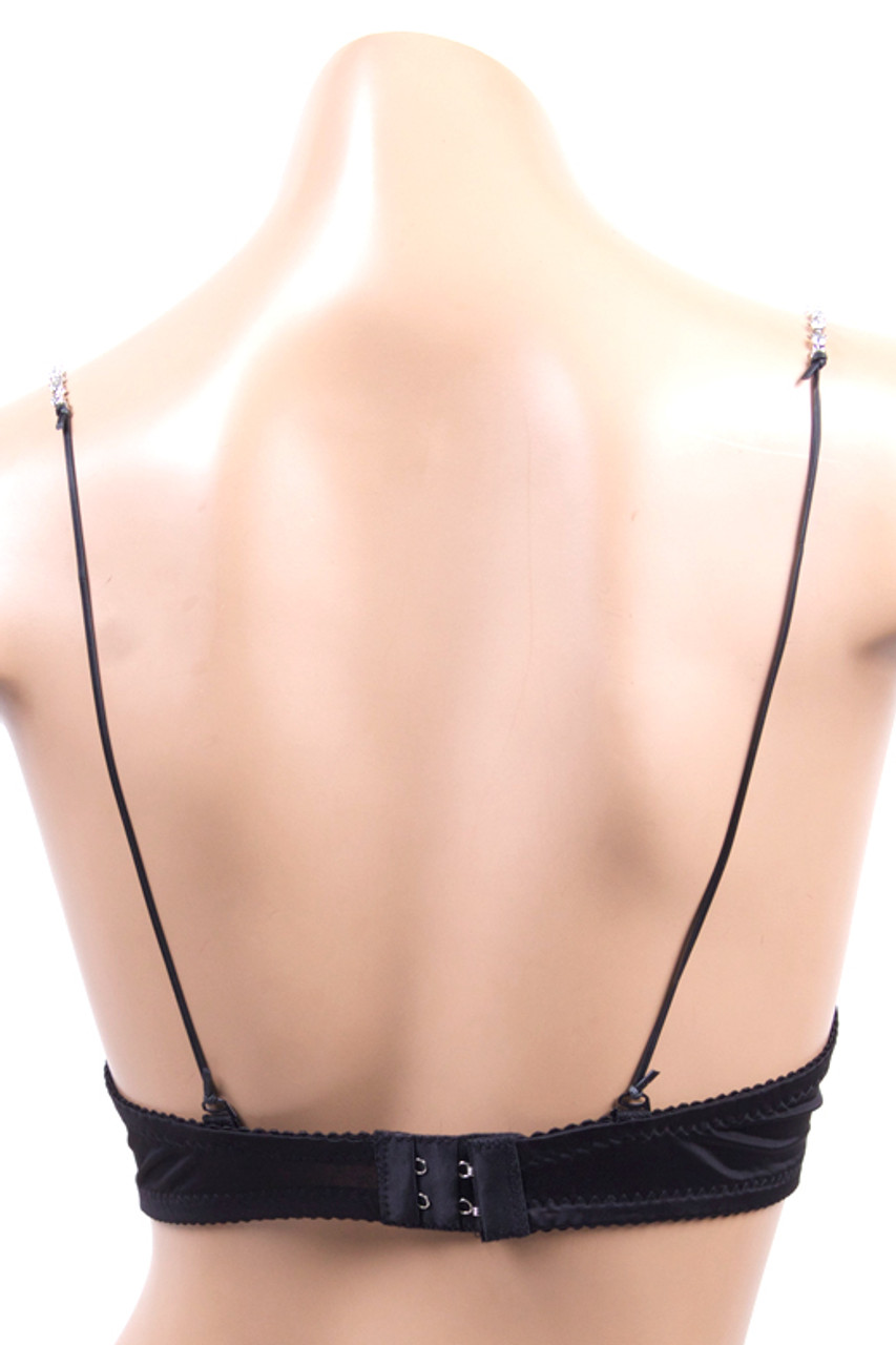 Flavia Bra Straps - bra straps with rhinestones – Brazilian Bra Straps