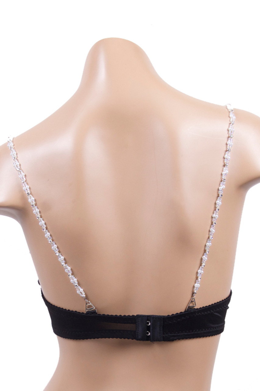 women fashion rhinestone bra-strap