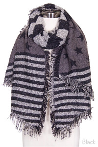 USA American Flag Theme knit oblong