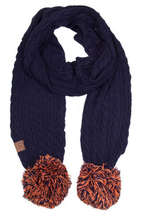 C.C College Color Pom Scarf