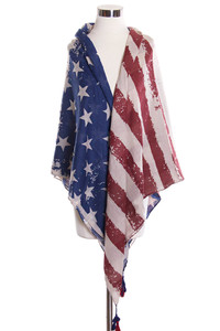 AMERICAN FLAG SCARF-SW-1163